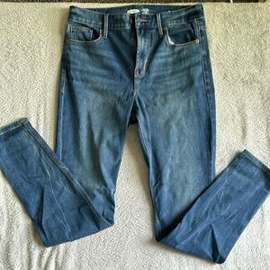High rise super skinny jeans